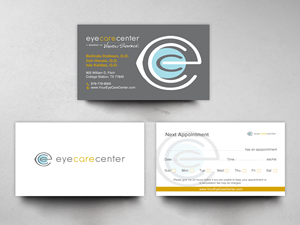 Business Card Design by chandrayaan.creative for Eye Care Center | Design: #35544188