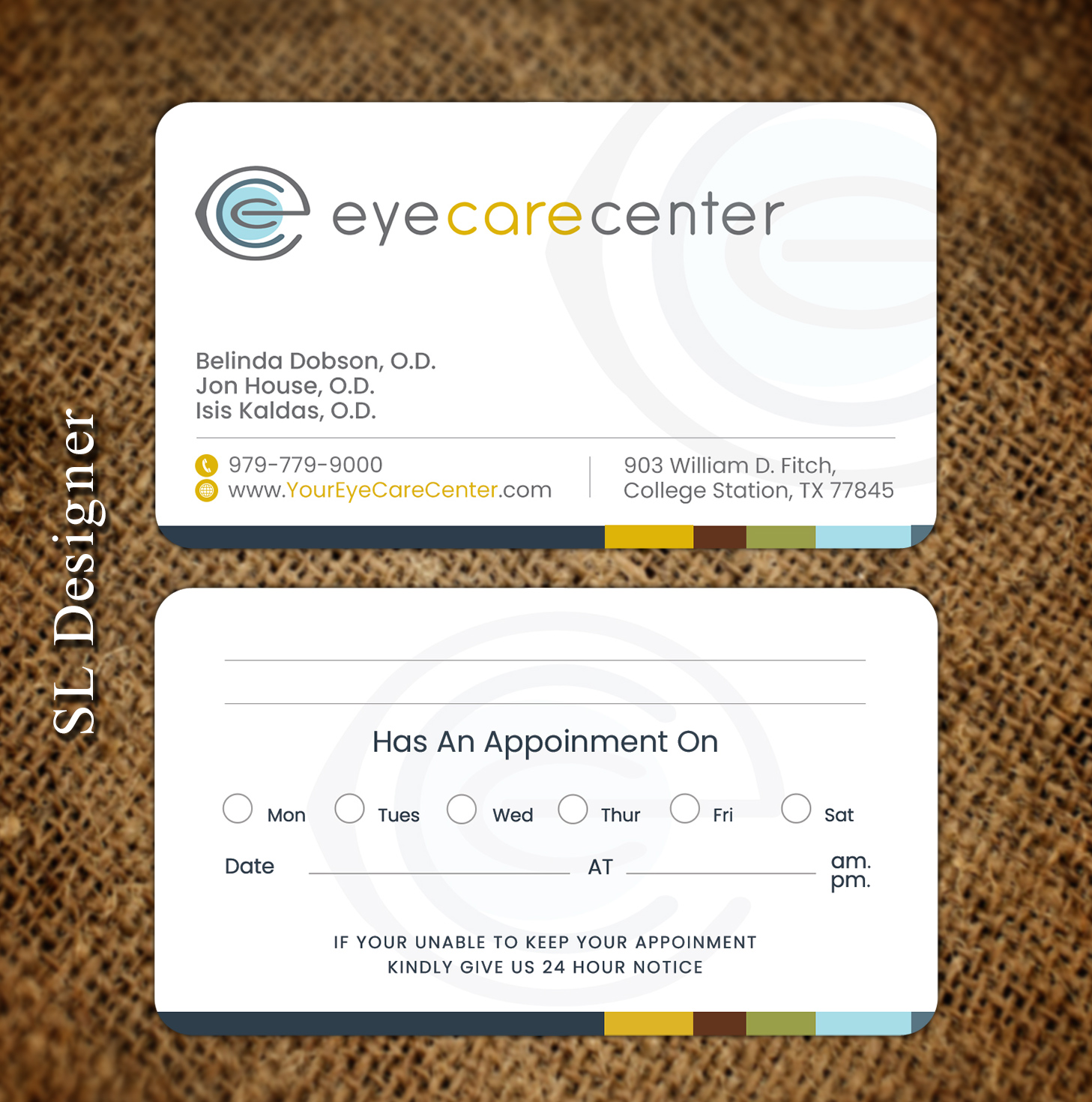 Business Card Design by SL Designer for Eye Care Center | Design #35536741