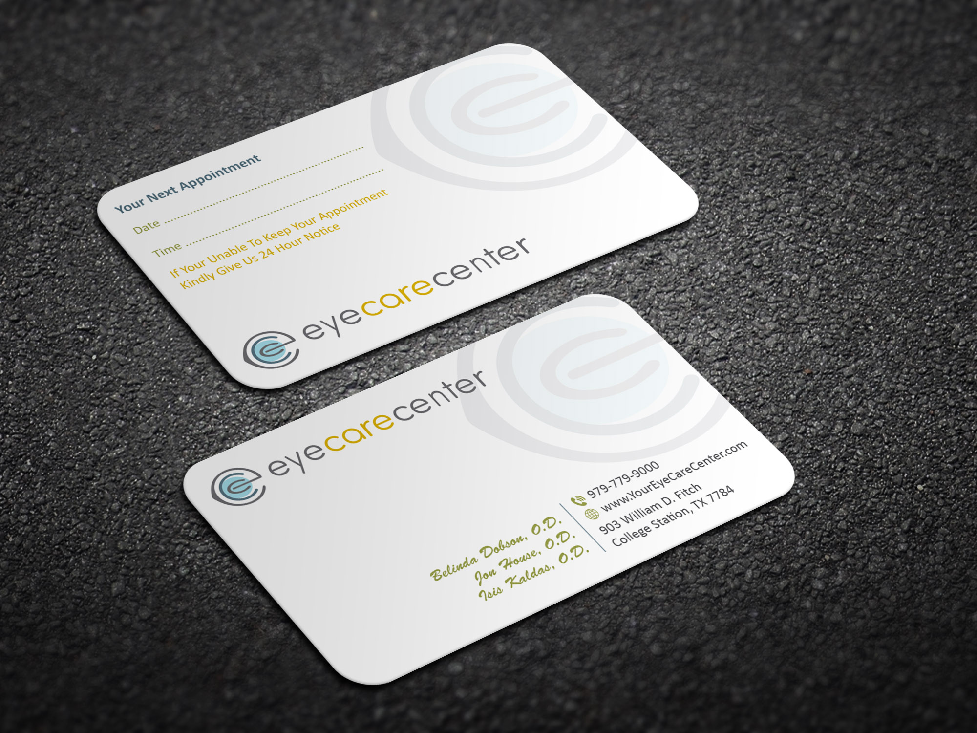 Design de Carte de Visite par Magic of Art pour Eye Care Center | Design #35543911