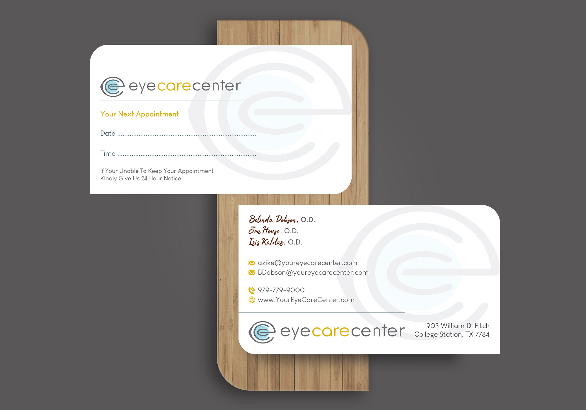 Diseño de Tarjeta de Presentación por Magic of Art para Eye Care Center | Diseño #35543912