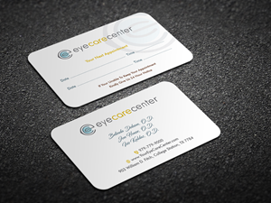 Business Card Design by Magic of Art for Eye Care Center | Design: #35543917