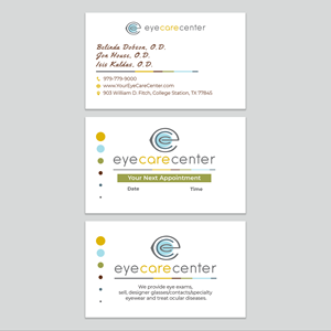 Business Card Design by Nadirashakil for Eye Care Center | Design: #35563364
