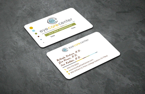 Business Card Design by Nadirashakil for Eye Care Center | Design: #35570456