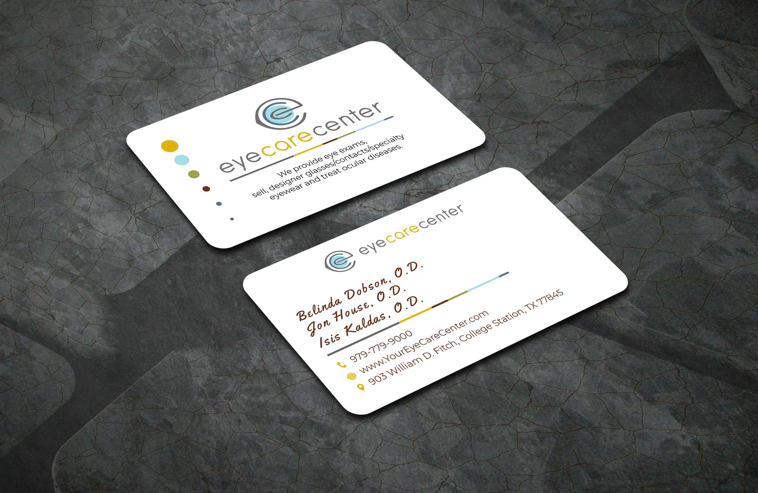 Business Card Design by Nadirashakil for Eye Care Center | Design #35570521