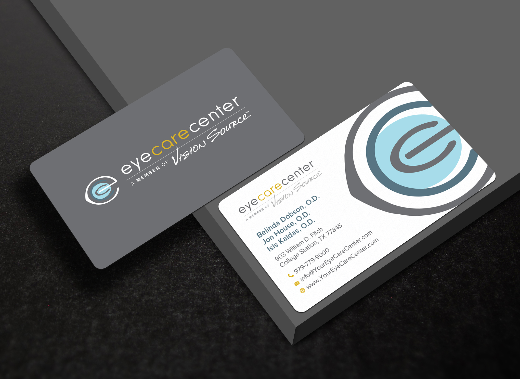 Business Card Design by Uttom 2 for Eye Care Center | Design #35528559