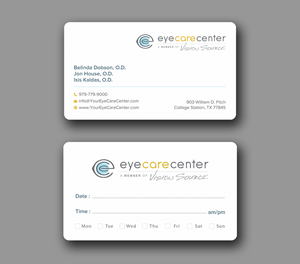 Diseño de Tarjeta de Presentación por Uttom 2 para Eye Care Center | Diseño: #35529182