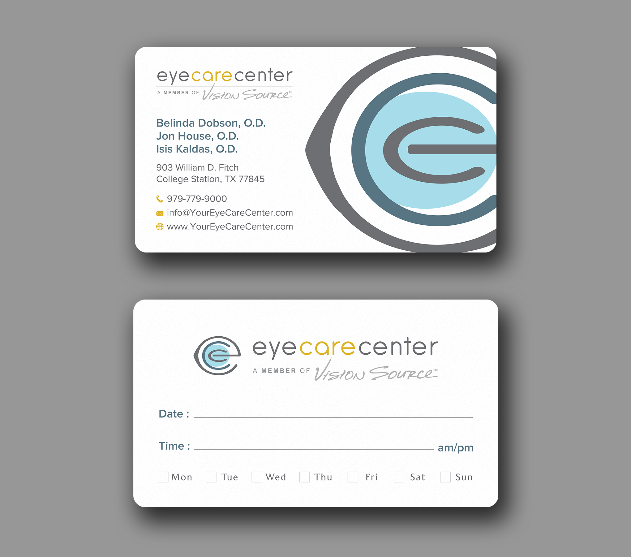 Diseño de Tarjeta de Presentación por Uttom 2 para Eye Care Center | Diseño #35529184