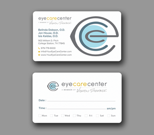 Diseño de Tarjeta de Presentación por Uttom 2 para Eye Care Center | Diseño: #35529185