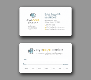 Diseño de Tarjeta de Presentación por Uttom 2 para Eye Care Center | Diseño: #35529192