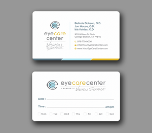 Diseño de Tarjeta de Presentación por Uttom 2 para Eye Care Center | Diseño: #35529195