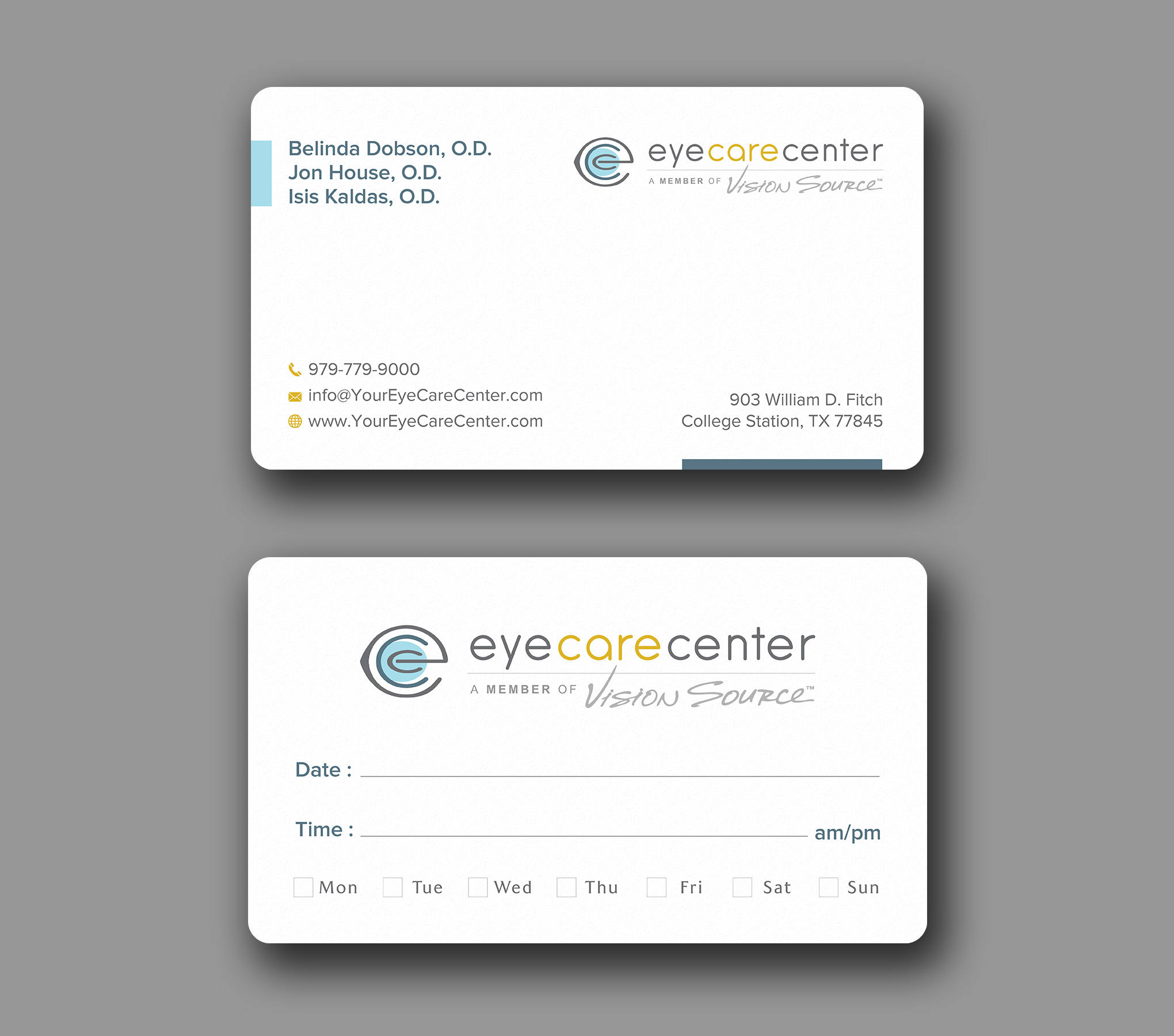 Diseño de Tarjeta de Presentación por Uttom 2 para Eye Care Center | Diseño #35529196