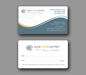 Business Card Design by Uttom 2 for Eye Care Center | Design: #35529601