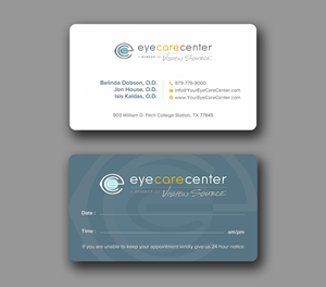 Business Card Design by Uttom 2 for Eye Care Center | Design: #35529752