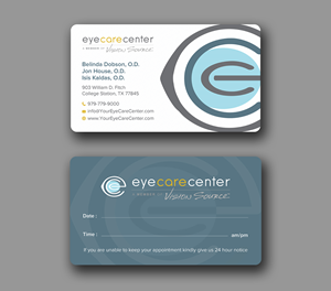 Diseño de Tarjeta de Presentación por Uttom 2 para Eye Care Center | Diseño: #35529753