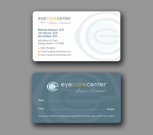 Business Card Design by Uttom 2 for Eye Care Center | Design: #35529754