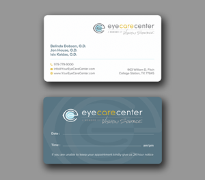 Business Card Design by Uttom 2 for Eye Care Center | Design: #35529755