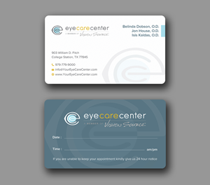 Business Card Design by Uttom 2 for Eye Care Center | Design: #35529761