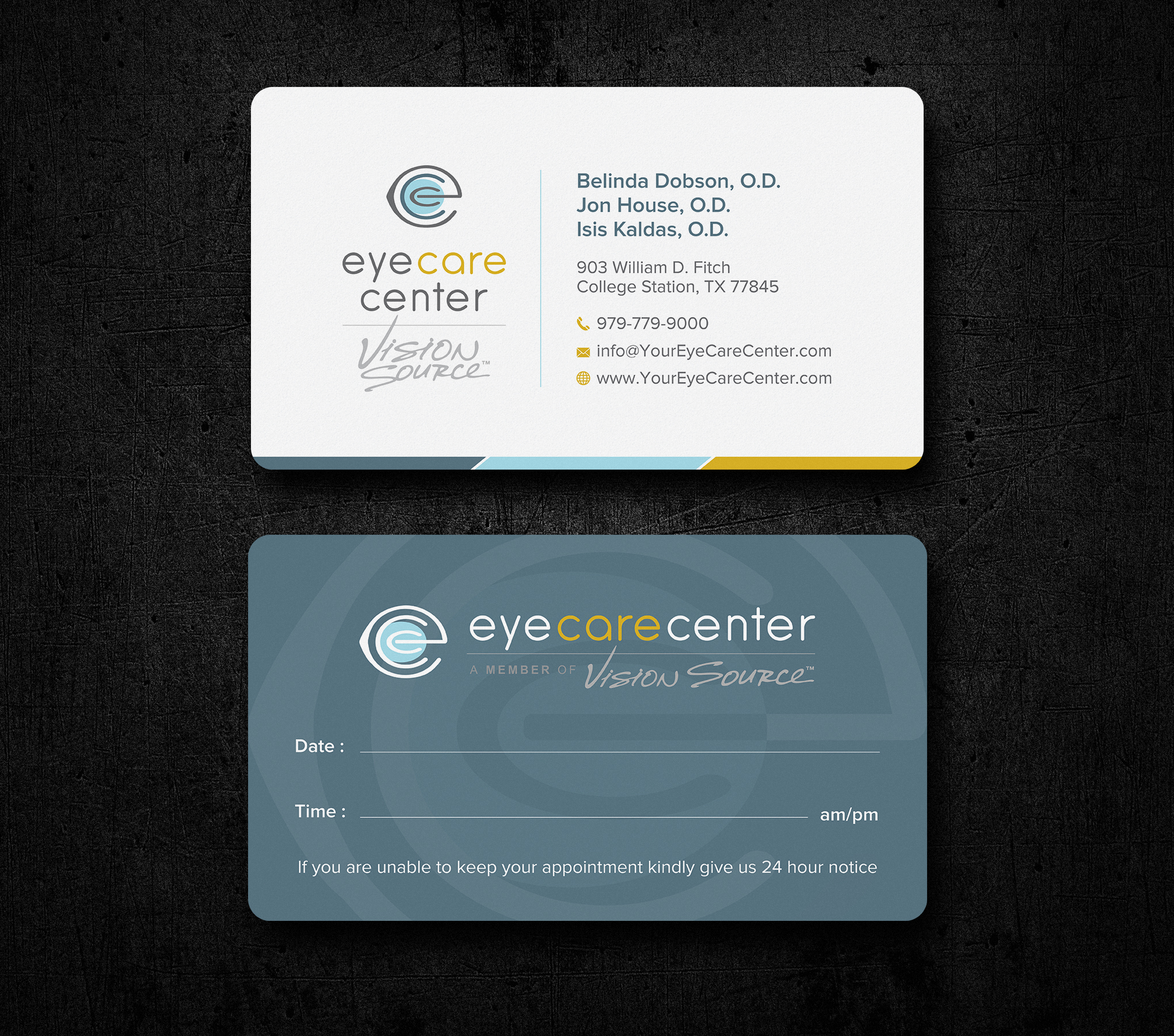 Business Card Design by Uttom 2 for Eye Care Center | Design #35529764