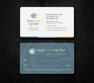 Business Card Design by Uttom 2 for Eye Care Center | Design: #35529764
