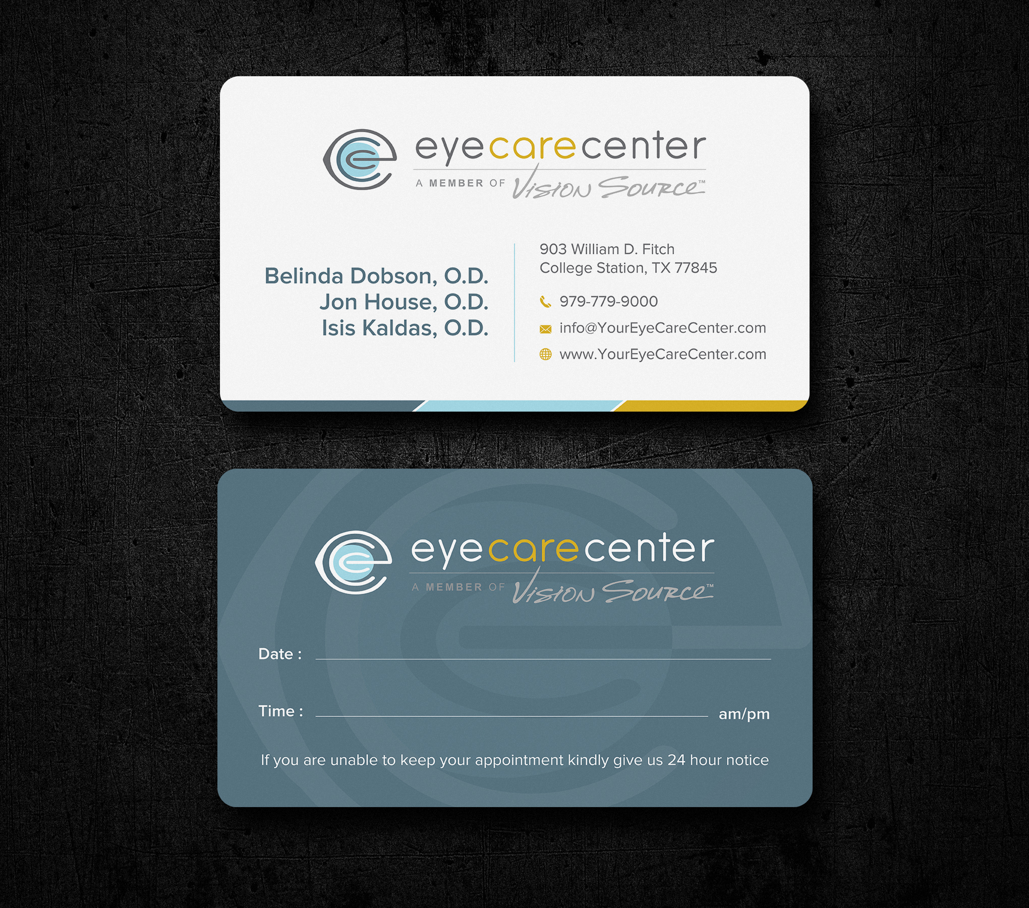 Visitenkarten-Design von Uttom 2 für Eye Care Center | Design #35529773