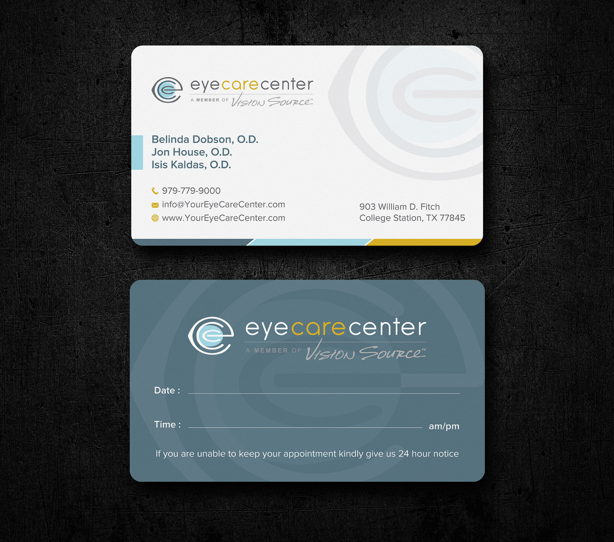Visitenkarten-Design von Uttom 2 für Eye Care Center | Design #35529775