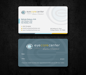Visitenkarten-Design von Uttom 2 für Eye Care Center | Design: #35529775