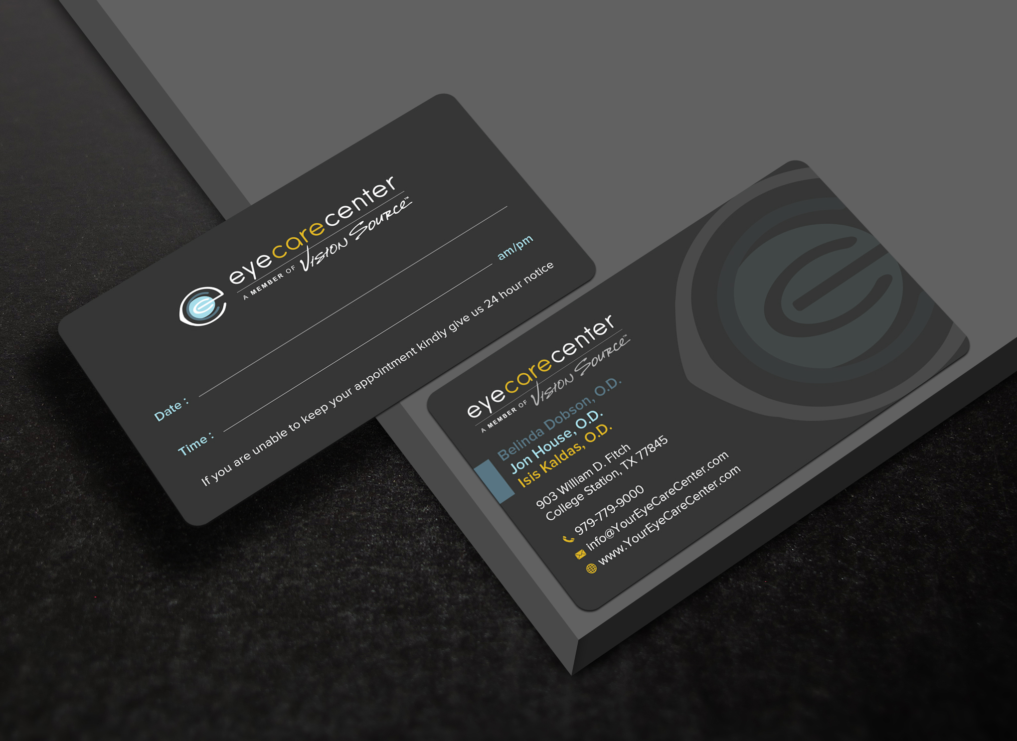 Design de Carte de Visite par Uttom 2 pour Eye Care Center | Design #35530634
