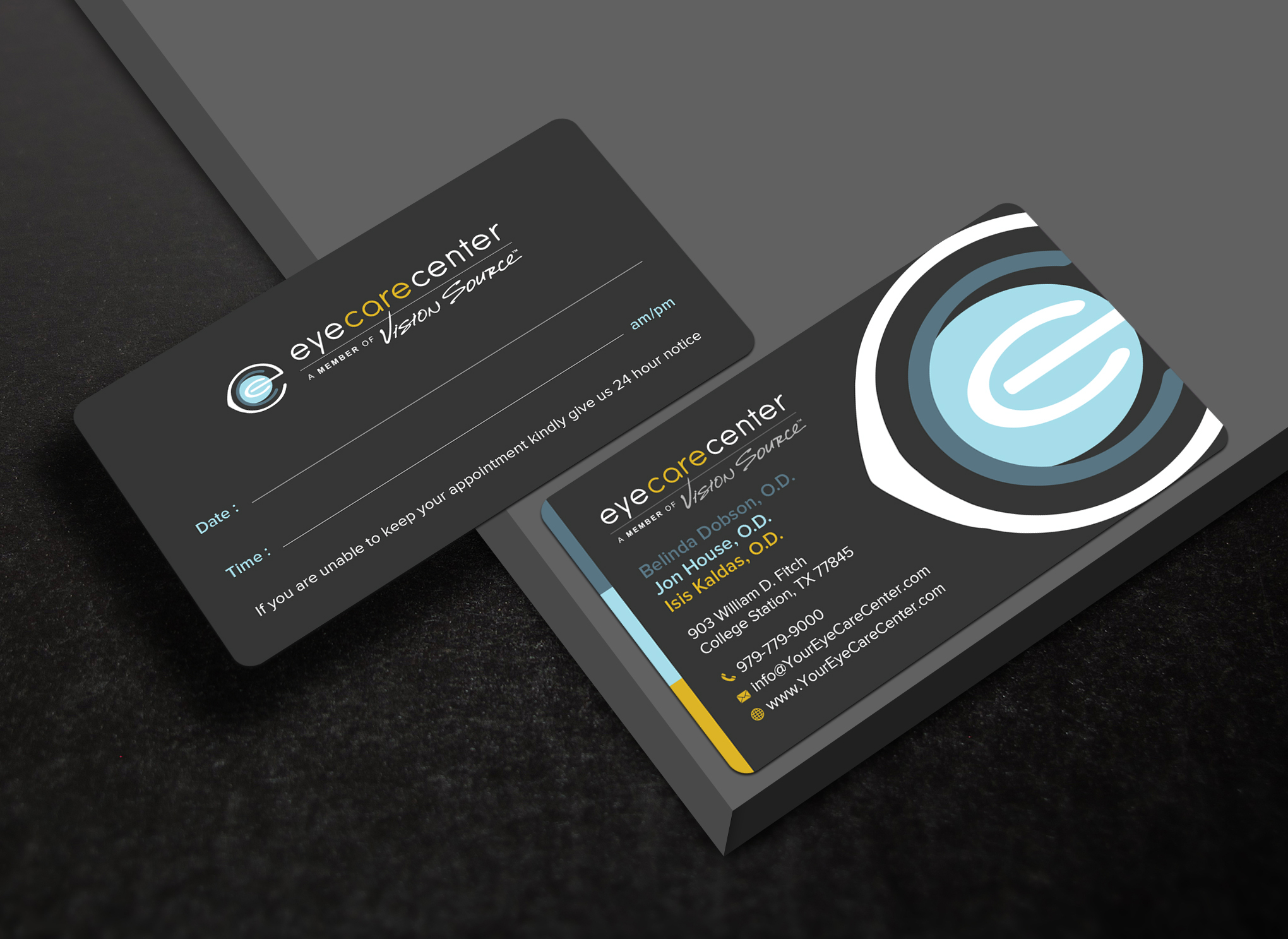 Design de Carte de Visite par Uttom 2 pour Eye Care Center | Design #35530638