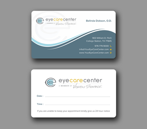 Business Card Design by Uttom 2 for Eye Care Center | Design: #35531221