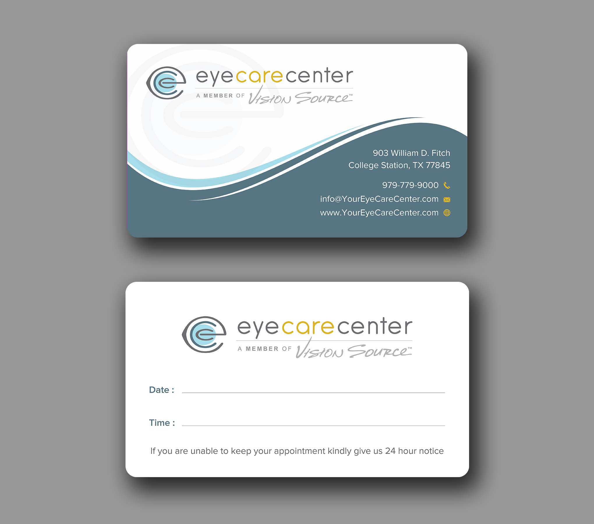 Visitenkarten-Design von Uttom 2 für Eye Care Center | Design #35531222
