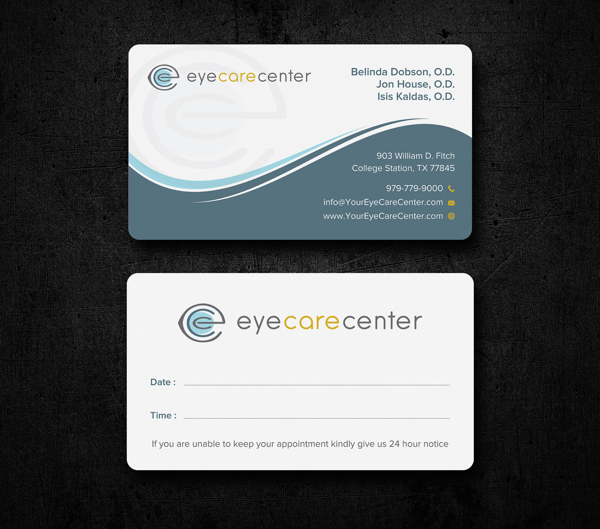 Business Card Design by Uttom 2 for Eye Care Center | Design #35539153