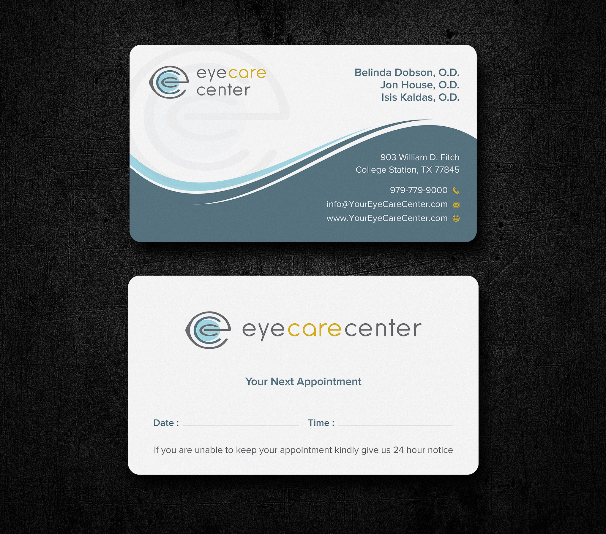 Visitenkarten-Design von Uttom 2 für Eye Care Center | Design #35539154