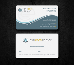 Business Card Design by Uttom 2 for Eye Care Center | Design: #35539154