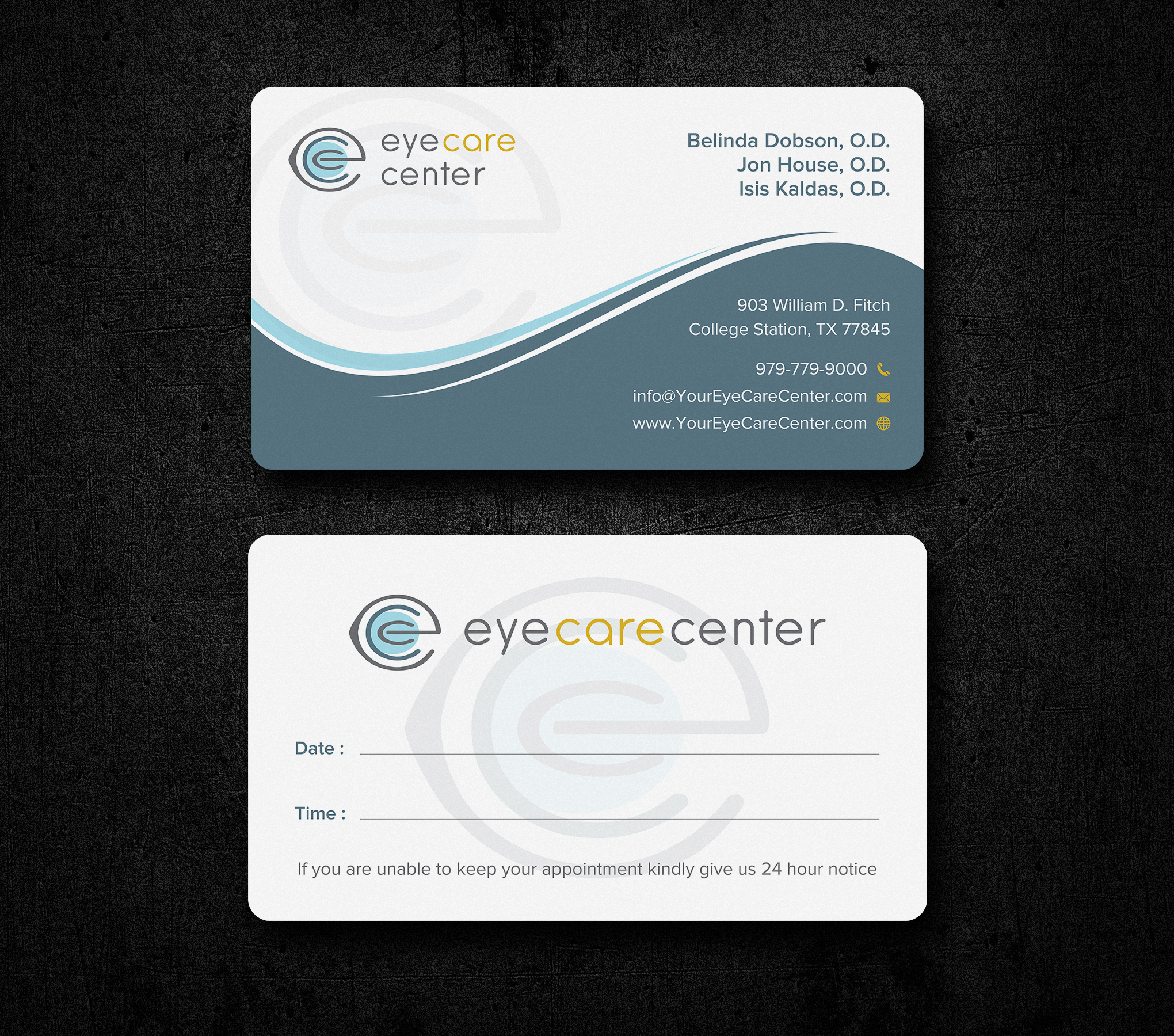 Business Card Design by Uttom 2 for Eye Care Center | Design #35539156