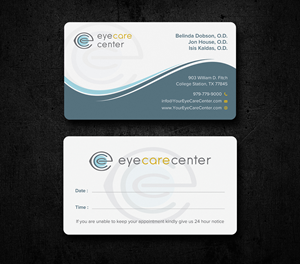 Business Card Design by Uttom 2 for Eye Care Center | Design: #35539156