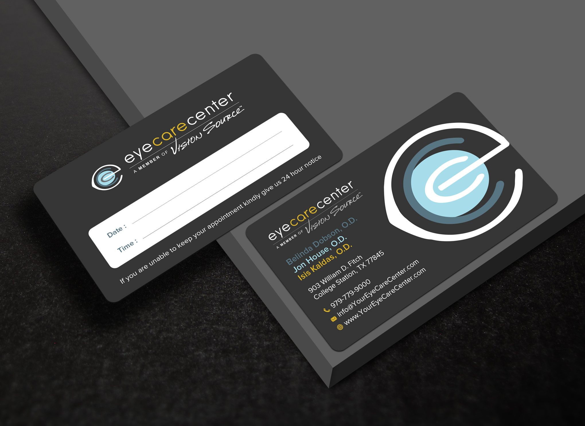 Design de Carte de Visite par Uttom 2 pour Eye Care Center | Design #35539559