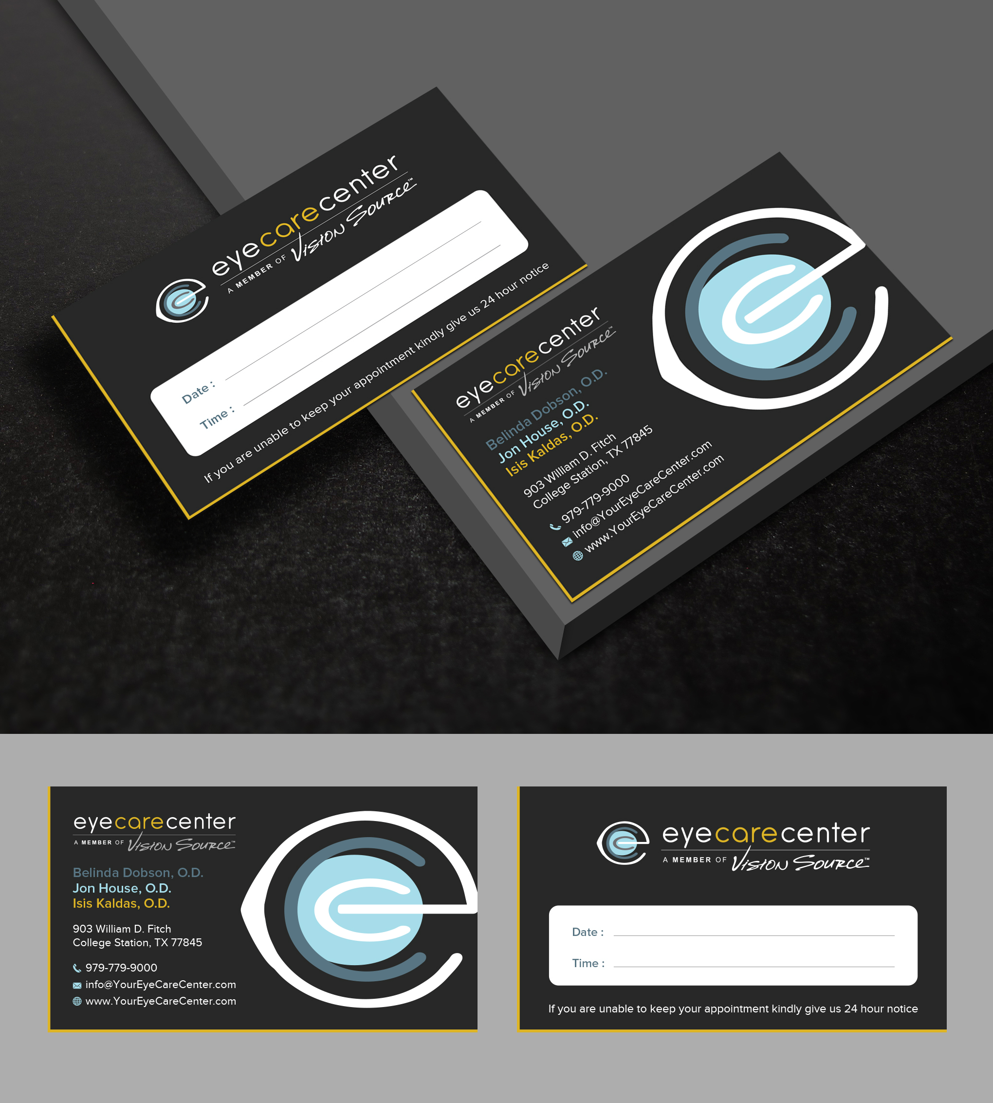 Design de Carte de Visite par Uttom 2 pour Eye Care Center | Design #35542504