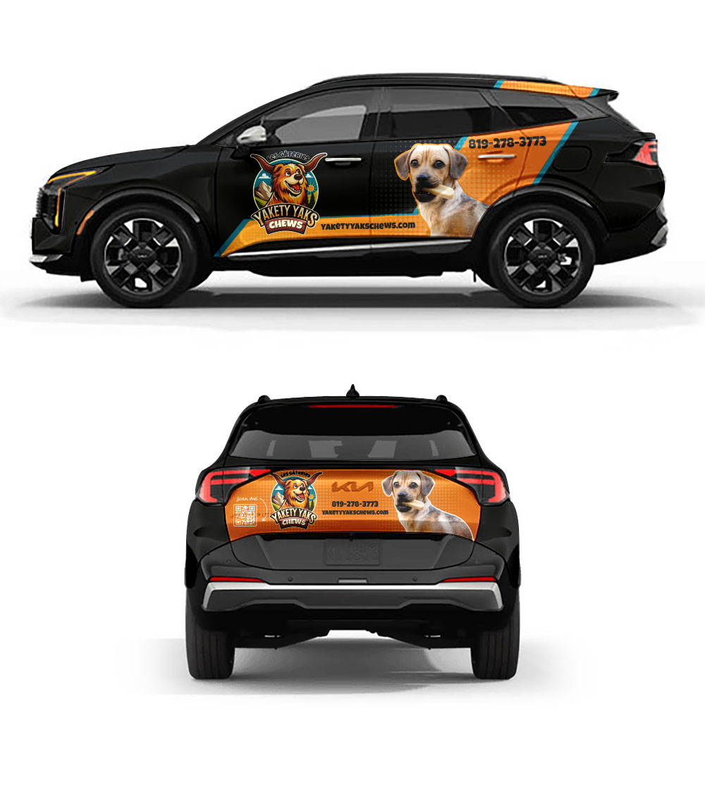 Car Wrap Design by Wrapcia for 9521-8087 Québec inc. | Design #35534527