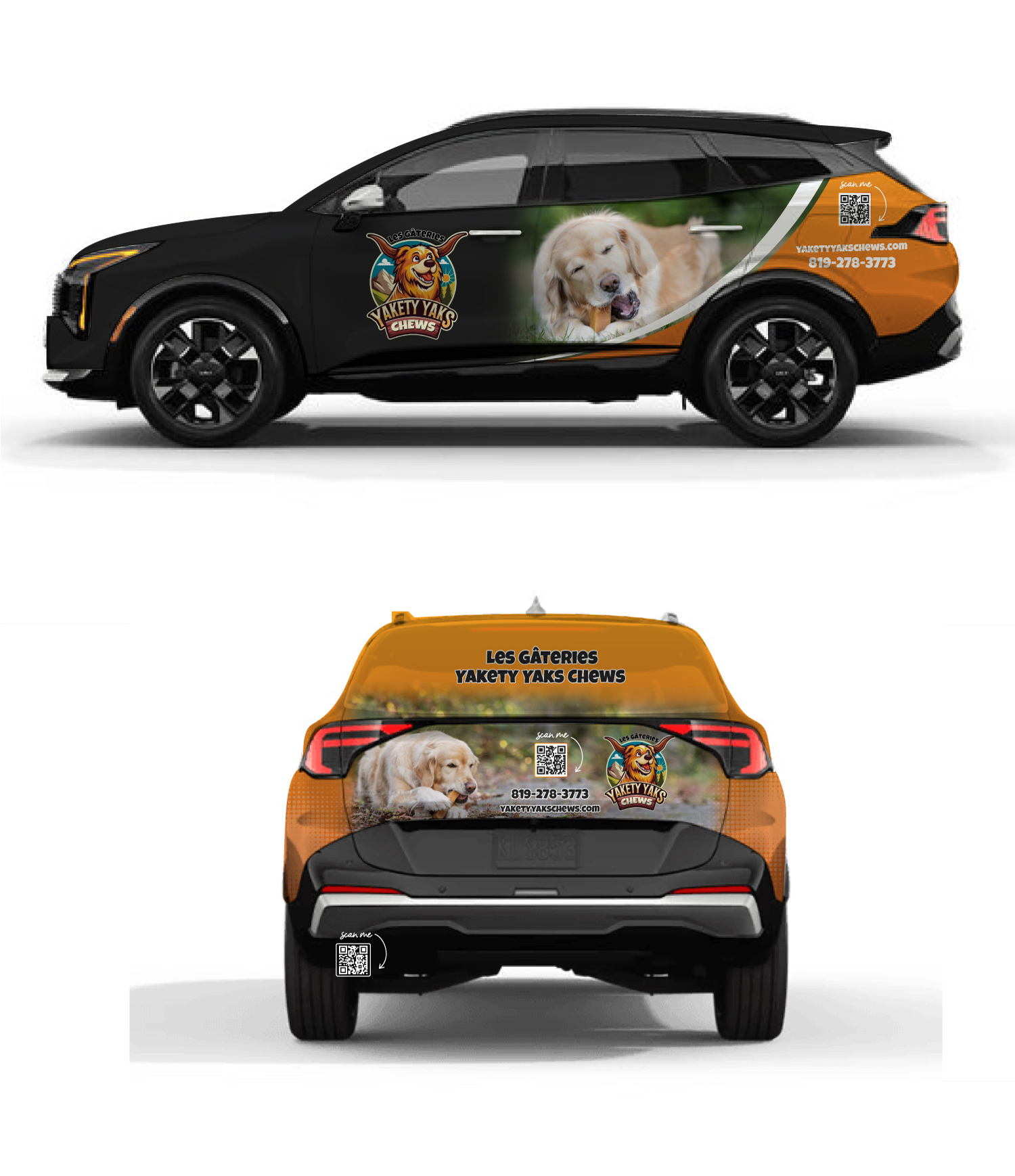 Car Wrap Design by Wrapcia for 9521-8087 Québec inc. | Design #35543987