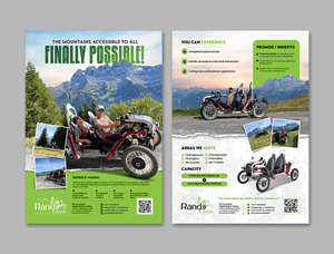 Rando E-motion : Flyer destiné au institution spécialisées
