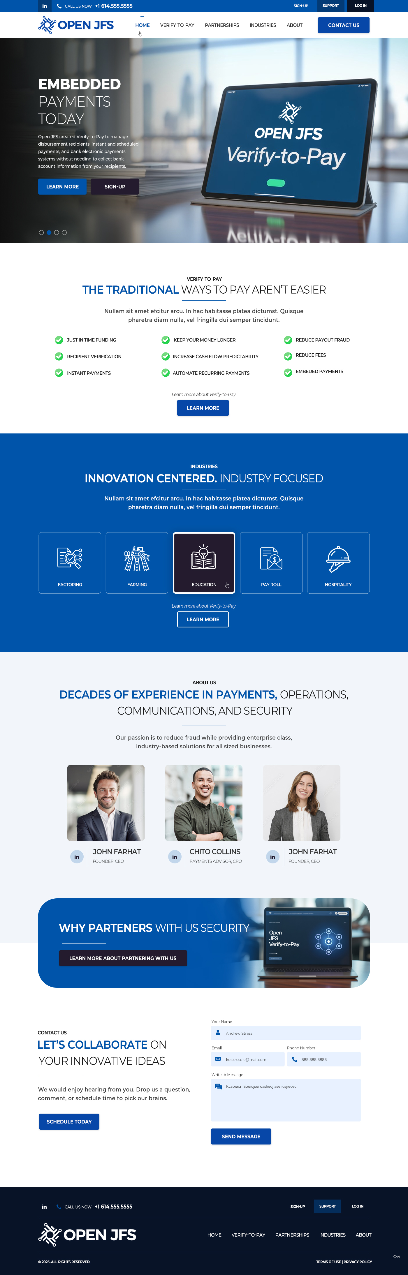 Wordpress Design by pb for Farhat Services Cmpany | Design #35546416