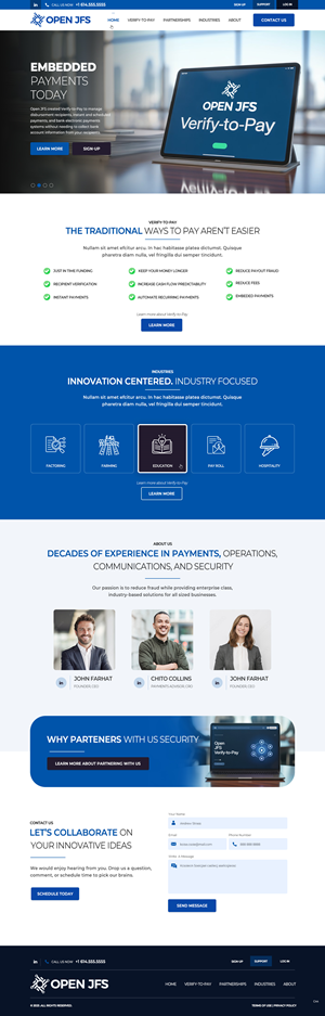 Wordpress Design by pb for Farhat Services Cmpany | Design: #35546416