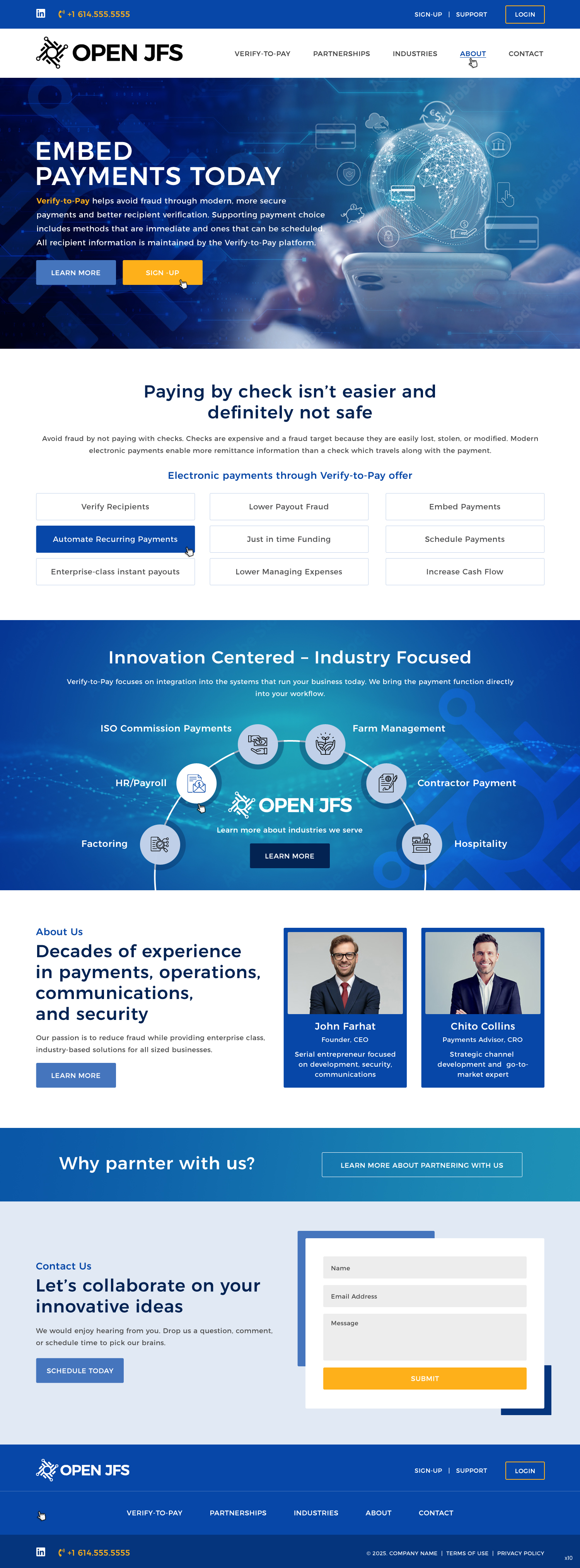 Wordpress Design by pb for Farhat Services Cmpany | Design #35546429