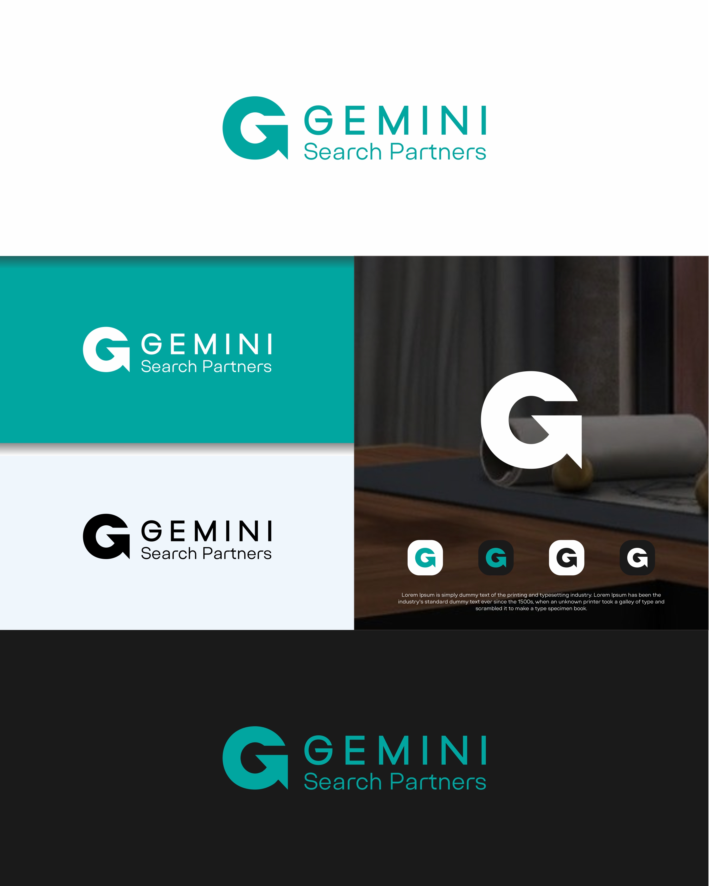 Logo Design by Student_art for Gemini Search Partners LLC | Design #35584247
