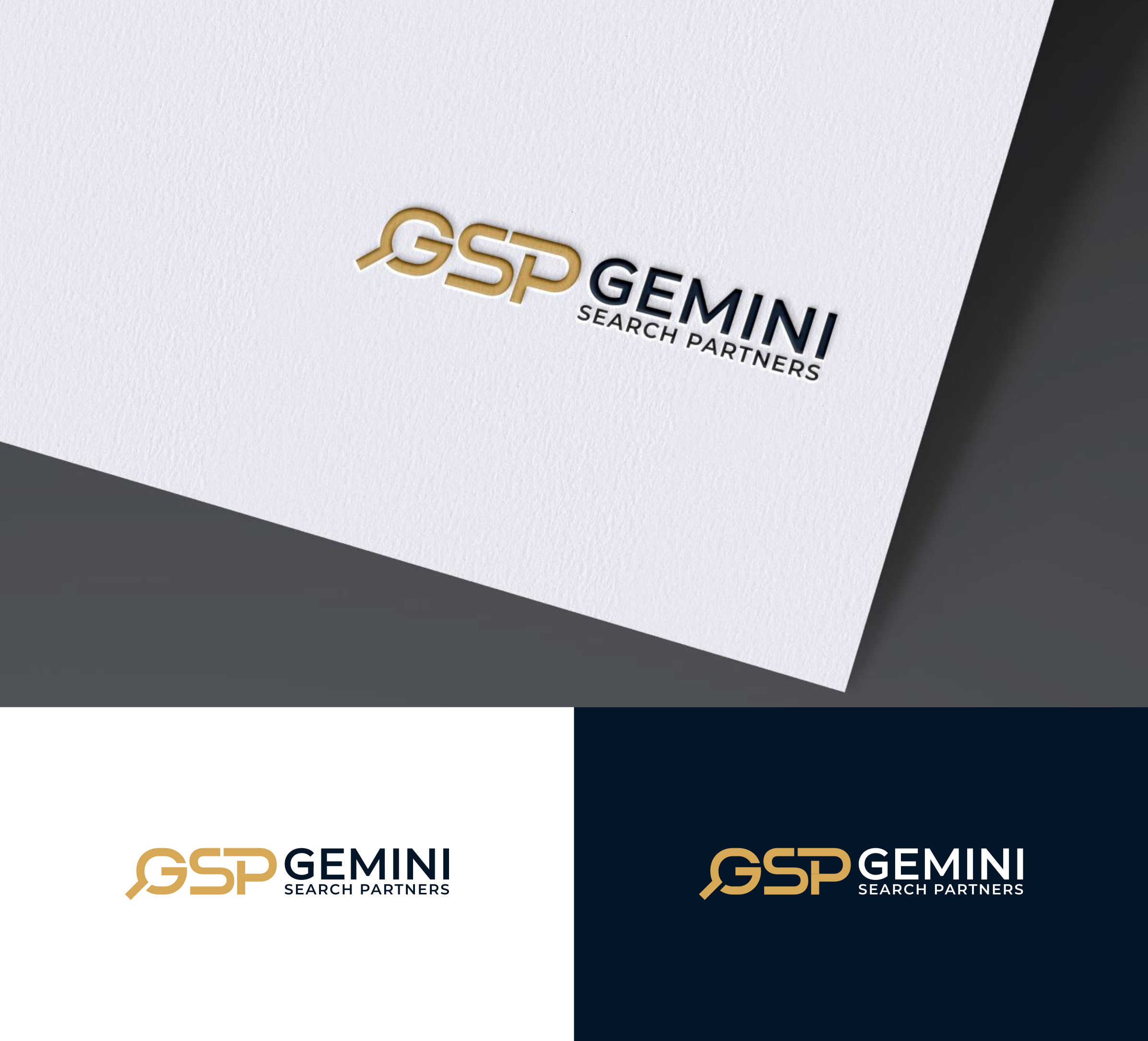 Logo Design by Zaid Al Faqih for Gemini Search Partners LLC | Design #35579233