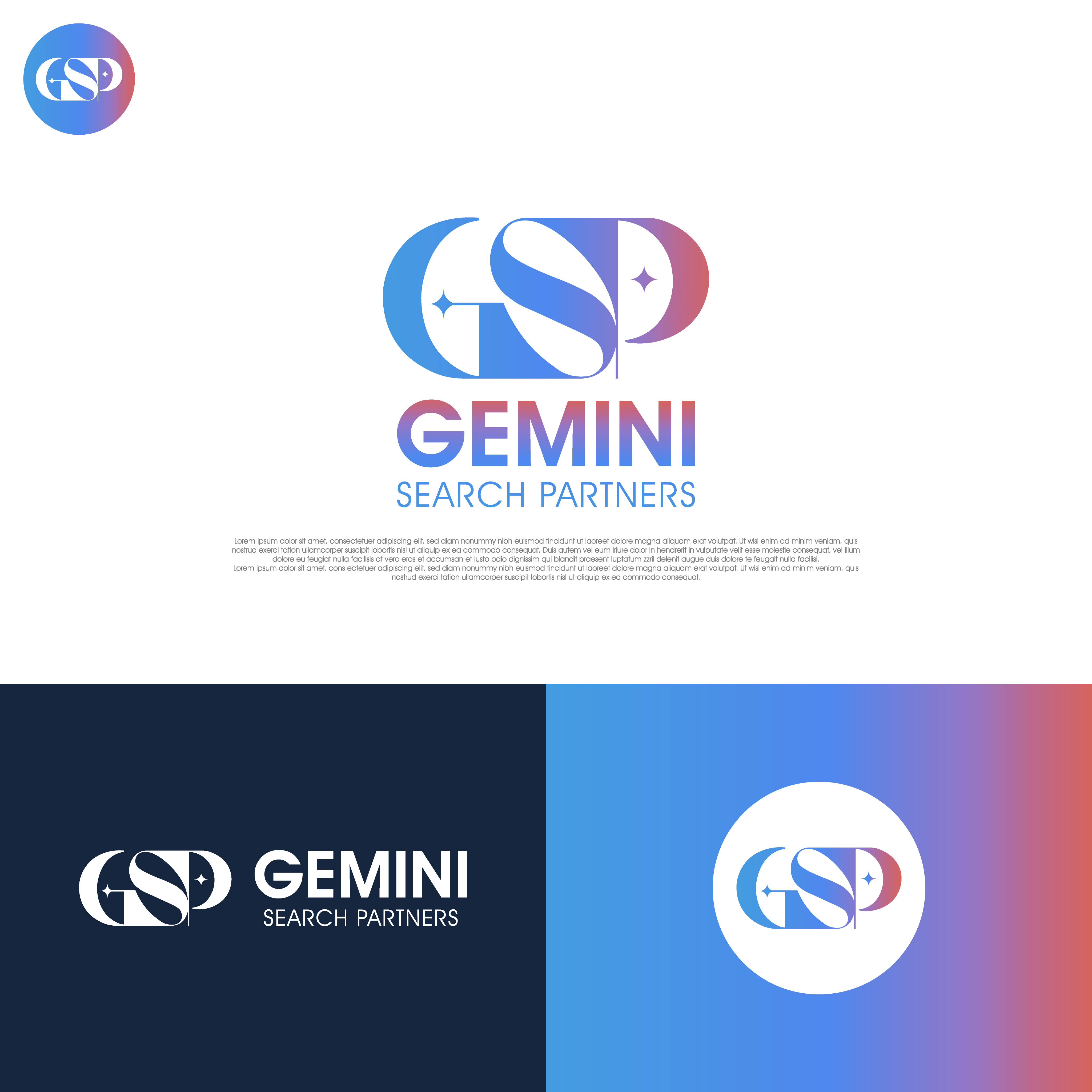 Logo-Design von AG Artworks für Gemini Search Partners LLC | Design #35579360