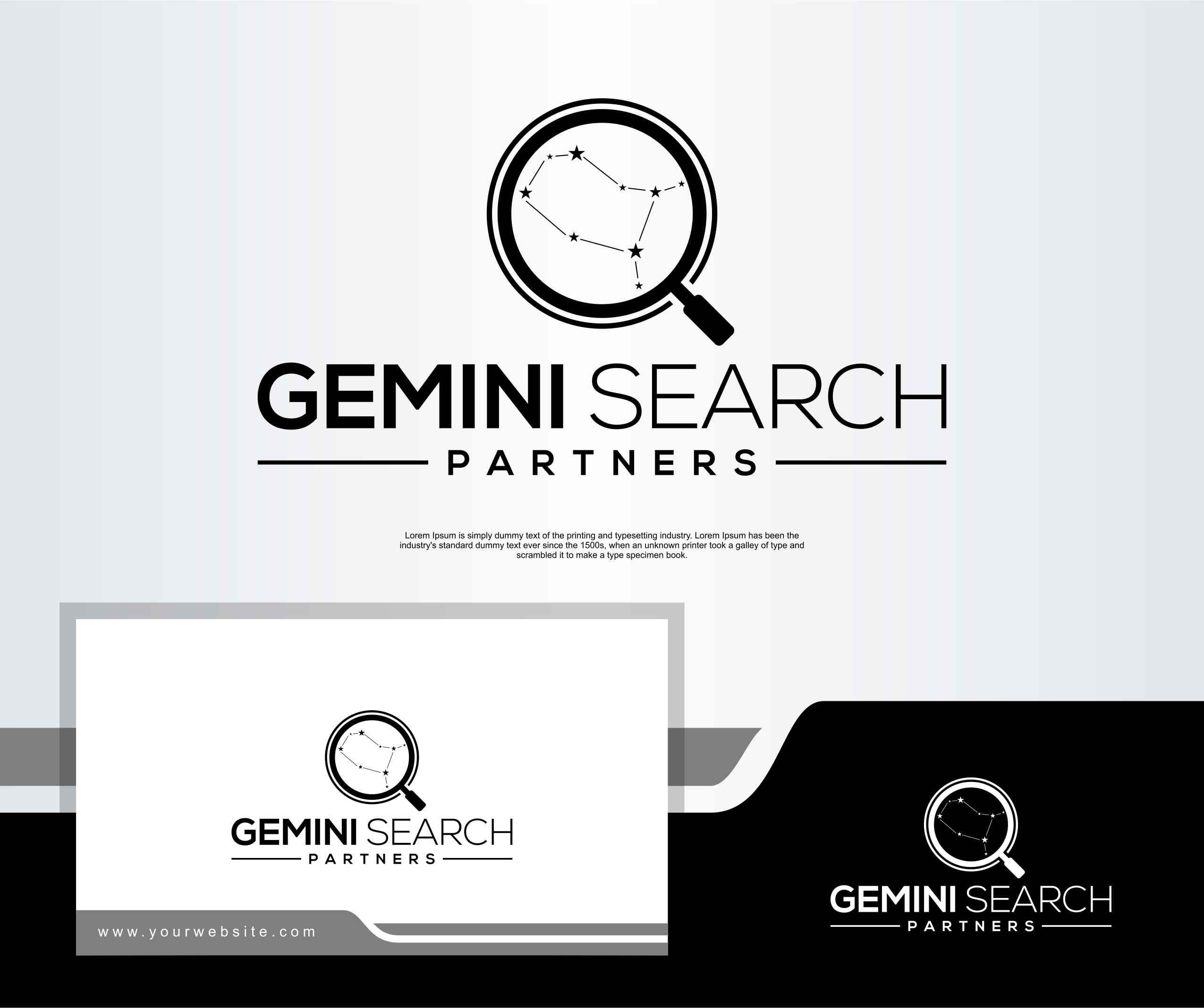 Logo Design by element2 for Gemini Search Partners LLC | Design #35541532
