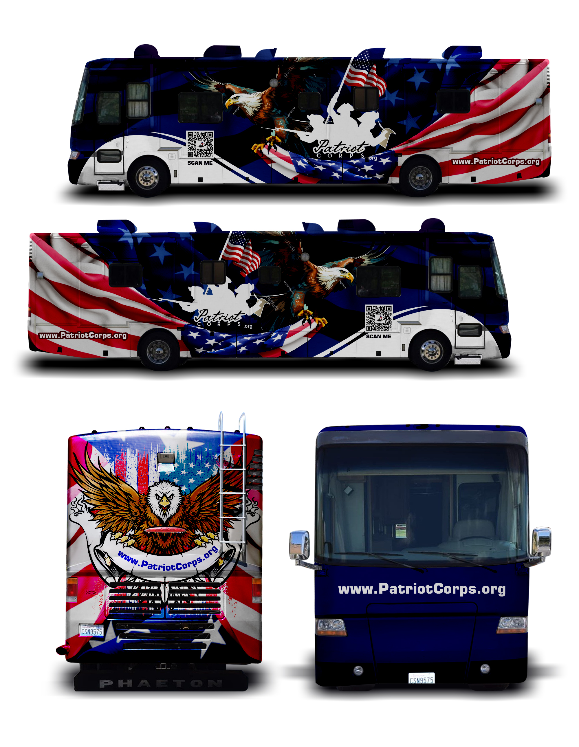 Car Wrap Design by websmartusa for Patriot Corps | Design #35564474