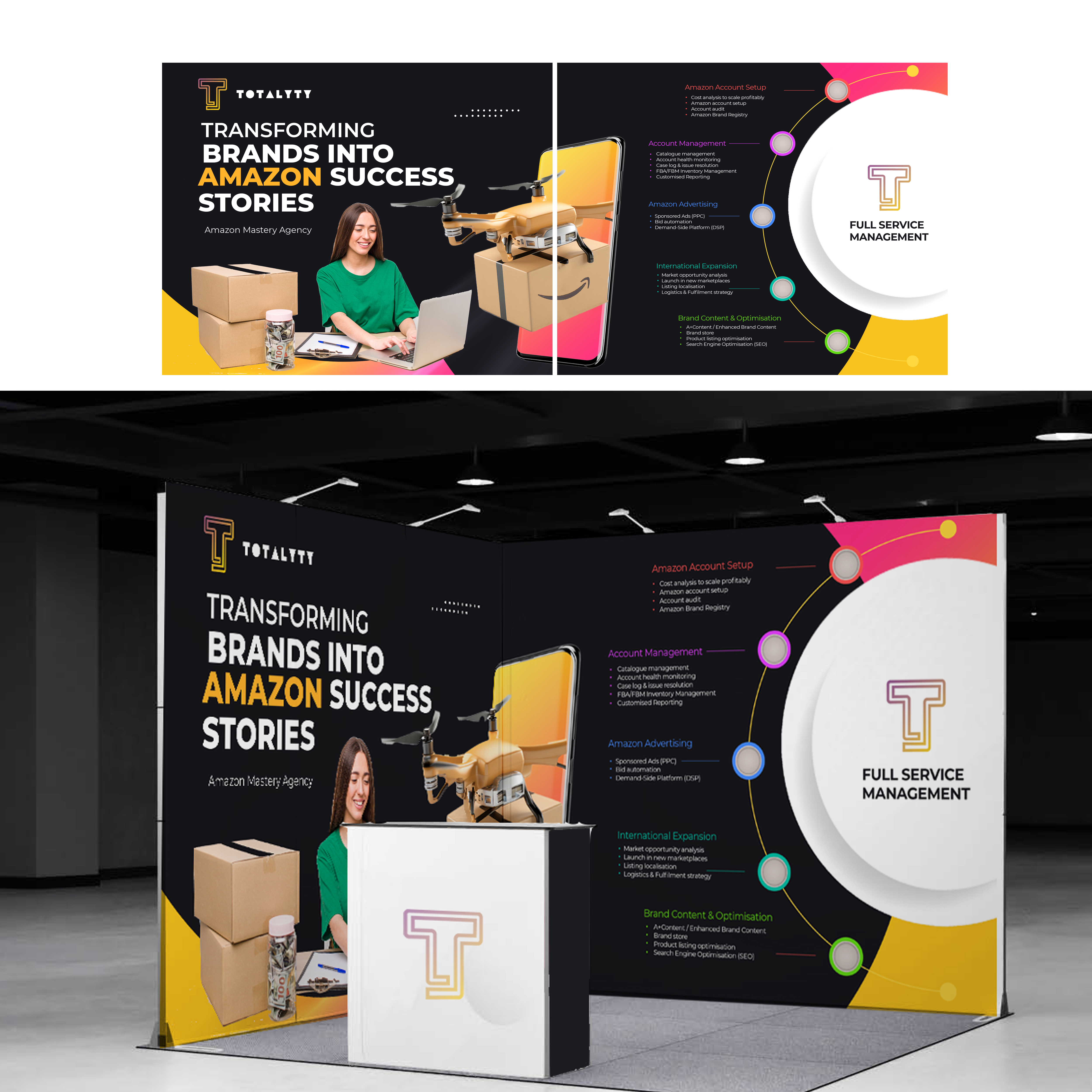Trade Show Booth Design by Osama Soliman for this project | Design #35618124