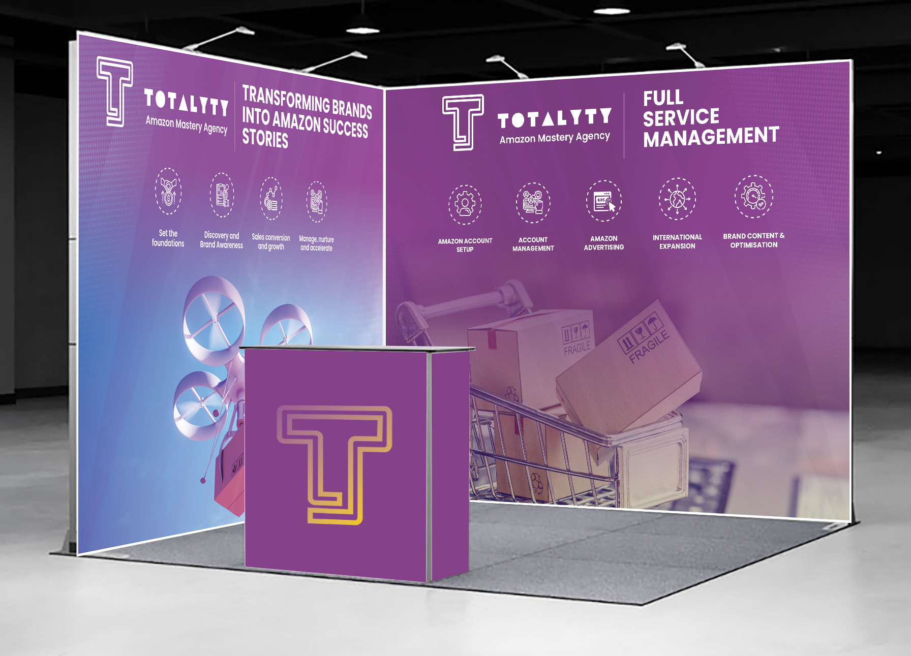 Trade Show Booth Design by Sun Creative for this project | Design #35541745